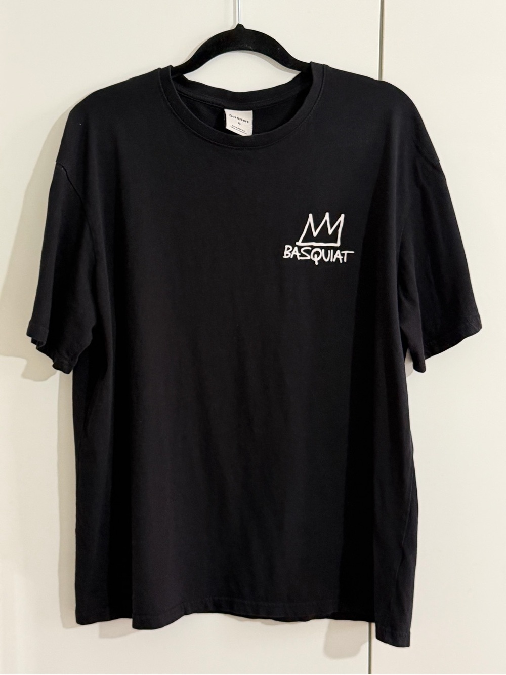 Jean-Michel Basquiat graphic/ quote tee black - XL